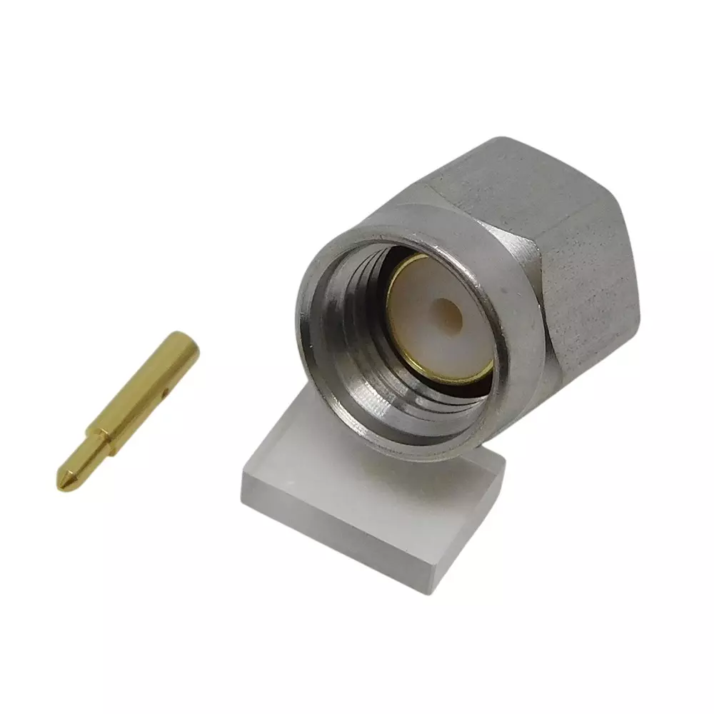 NIHON ELEPARTS Coaxial Connector Plug DC to 6 GHz or more Frequency Nickel Surface Treatment, SMA-PS-UT141