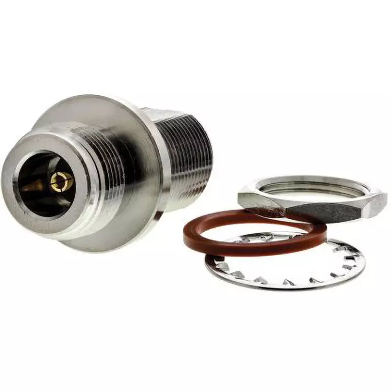Amphenol Coaxial Conversion Adapter Straight Connection Direction Female, N7471A1-NT3G-50 (Pack of 100)
