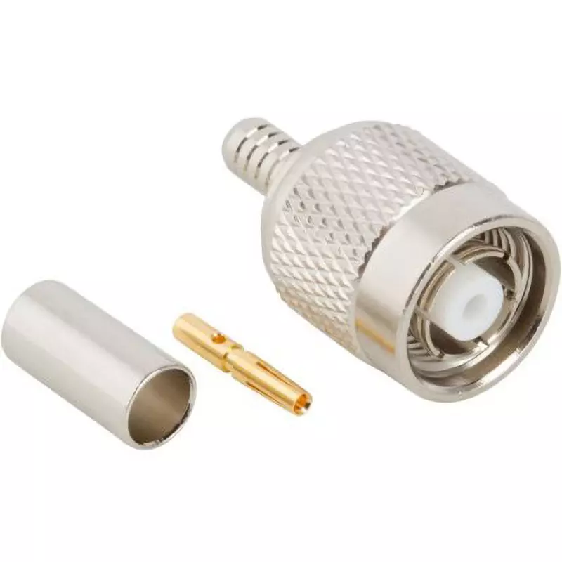 Amphenol Coaxial Connector Plug Straight Connection Direction, 122108RP (Pack of 100)