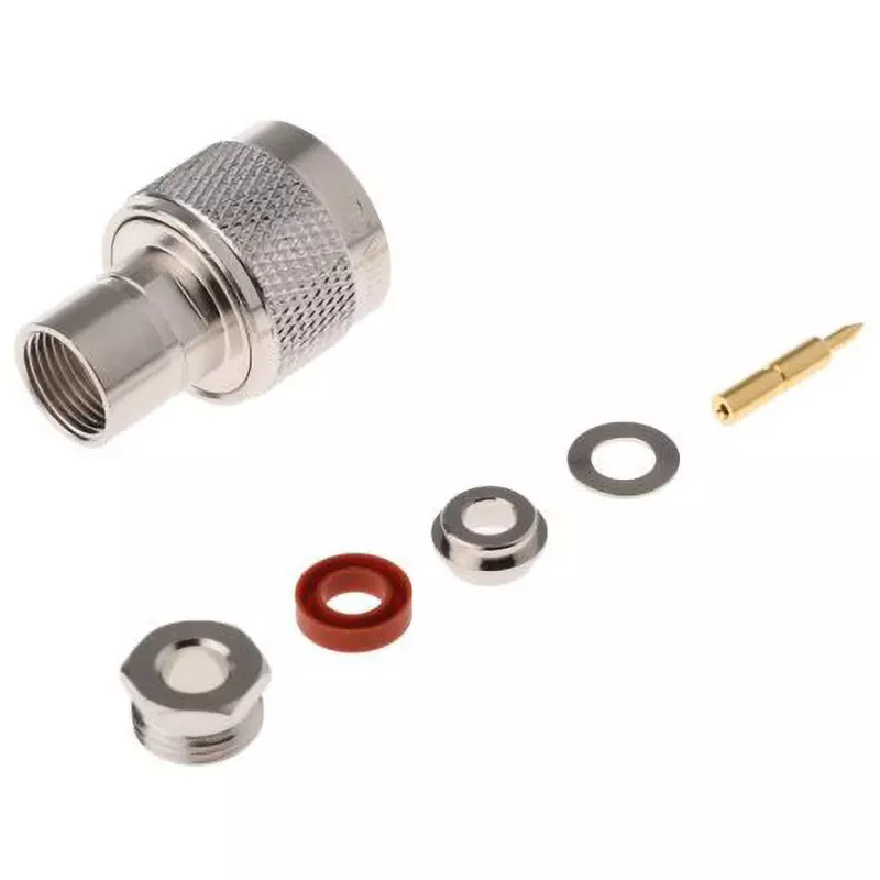 Amphenol Coaxial Connector Plug Straight Connection Direction, N1141A1-NT3G-1-50