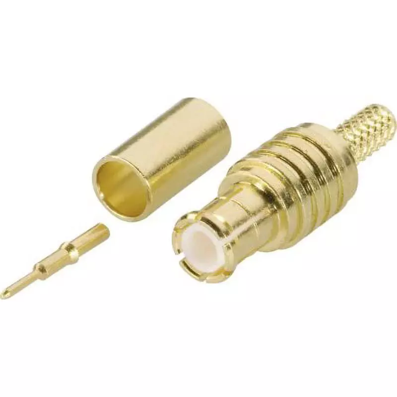 Amphenol Coaxial Connector (Max)165, (Min)-65â„ƒ Operating Temperature 50 Î© Impedance, MCX1121A1-3GT30G-5-50