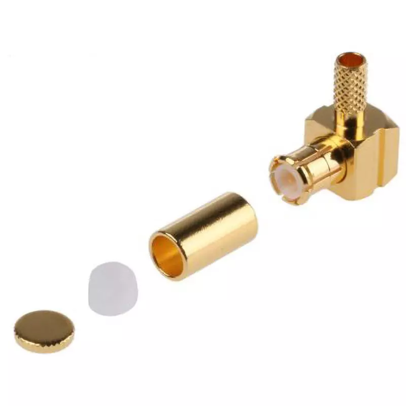 Amphenol Coaxial Connector Plug Right angle Connection Direction Male, MCX1112A1-3GT30G-5-50 (Pack of 100)