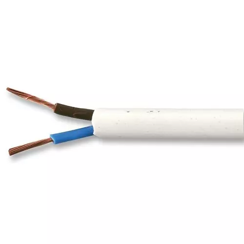 MULTICOMP PRO Multicore Cable FLEX CABLE, 2CORE, WHITE, 1MM2, PER M, 3182Y-1MMWHT100M