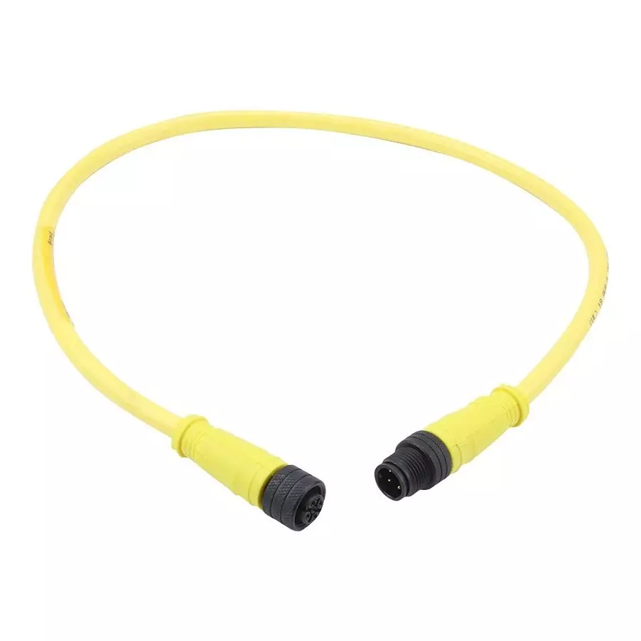 MOLEX Sensor Cable Assemblies CABLE ASSY, 4P M12 PLUG-RCPT, 3.3FT 120066-0881