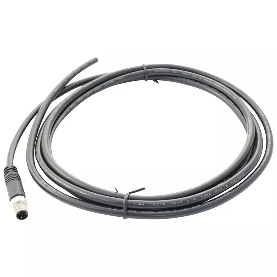 AMPHENOL LTW SENSOR CORD, 6P, M8 RCPT-FREE END, 2M, 8A-06AFFM-SL7A02