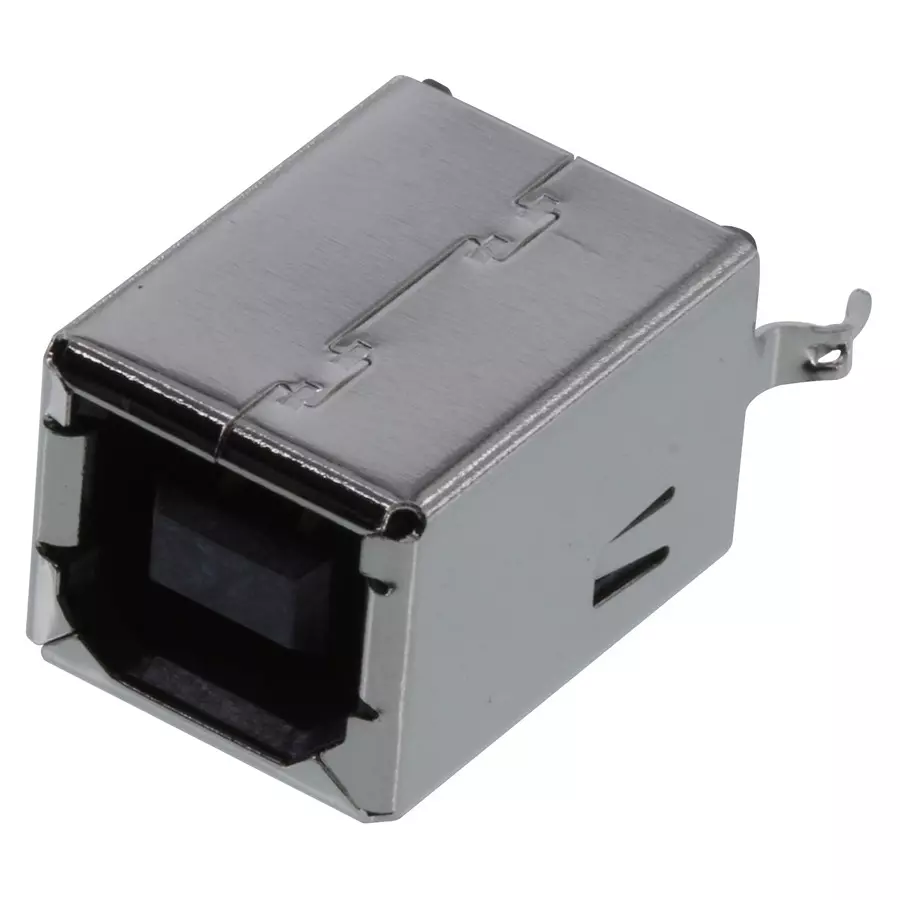 AMPHENOL COMMUNICATIONS SOLUTIONS USB CONN, 2.0 TYPE B, RCPT, 4POS, TH, UE27-BE54-10H