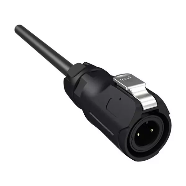 AMPHENOL COMMUNICATIONS SOLUTIONS CABLE ASSY, 2P CIR PLUG-FREE END, 1M, MRDAP02CAPA00