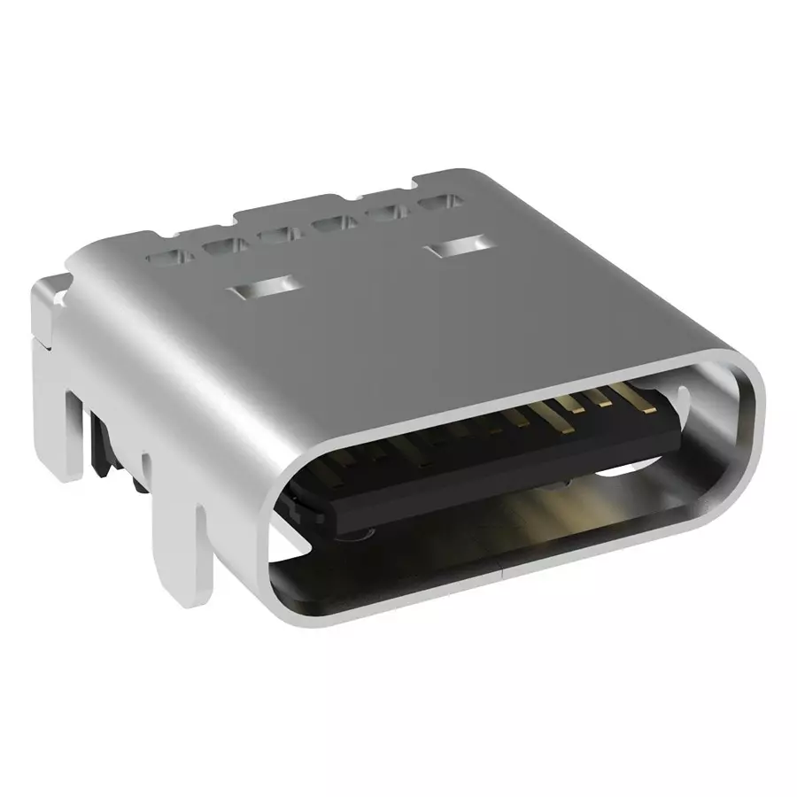 AMPHENOL COMMUNICATIONS SOLUTIONS USB CONN, 3.2 TYPE C, RCPT, 24POS, SMT, GSB3C3133DS1HR.