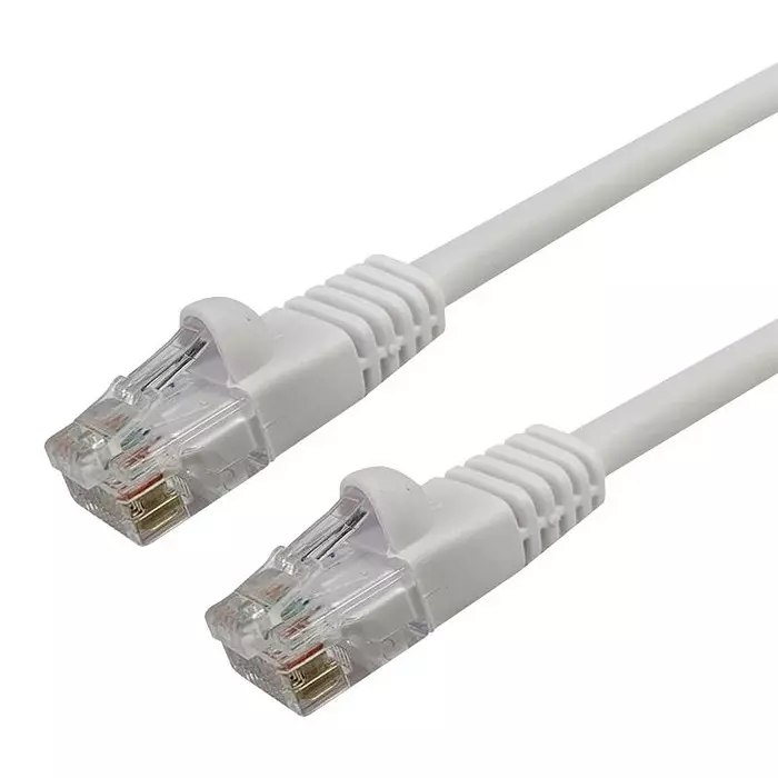 VIDEK PATCH LEAD, CAT5E, WHITE, 2M, 2965-2W