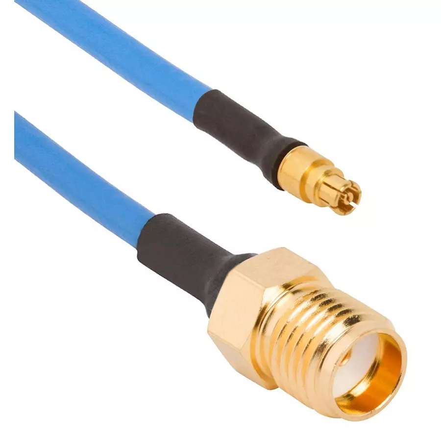 AMPHENOL SV MICROWAVE RF CABLE ASSY, SMA JACK-SMPM JACK, 12", 7029-2562