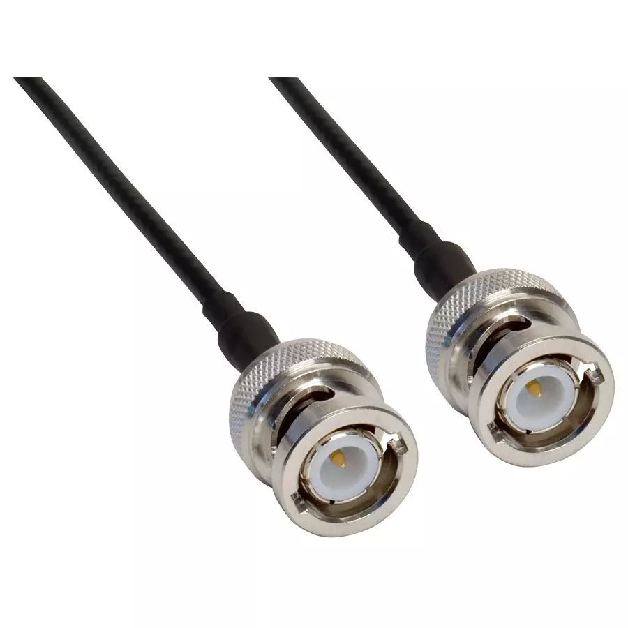 AMPHENOL CABLES ON DEMAND RF CABLE ASSEMBLY, BNC STR PLUG, 10 , CO-174BNCX200-010