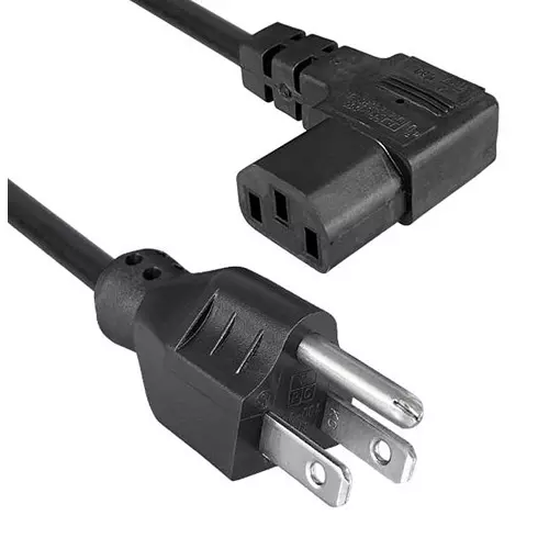 QUALTEK ELECTRONICS POWER CORD, NEMA 5-15P/IEC C13, 2M, 10A, 313003-01