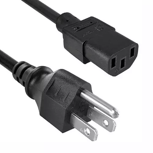 QUALTEK ELECTRONICS POWER CORD, NEMA 5-15P-IEC C13, 79", 312016-01