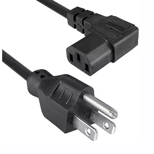 QUALTEK ELECTRONICS POWER CORD, NEMA 5-15P-R/A IEC C13, 79", 313010-01