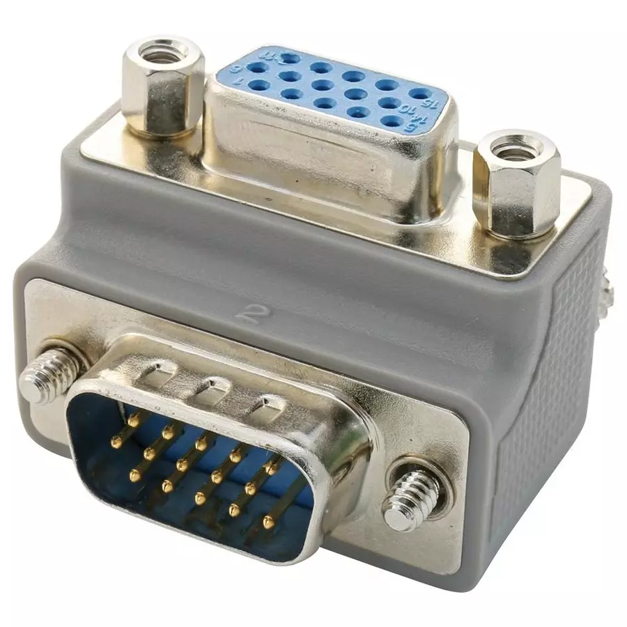 L-COM D Sub Connector A:High Density D Sub, DG90H15MF1