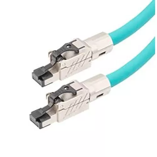 L-COM ENET CORD, CAT5E, RJ45 PLUG-PLUG, 25 , TRD524DSHF-TEL-25F