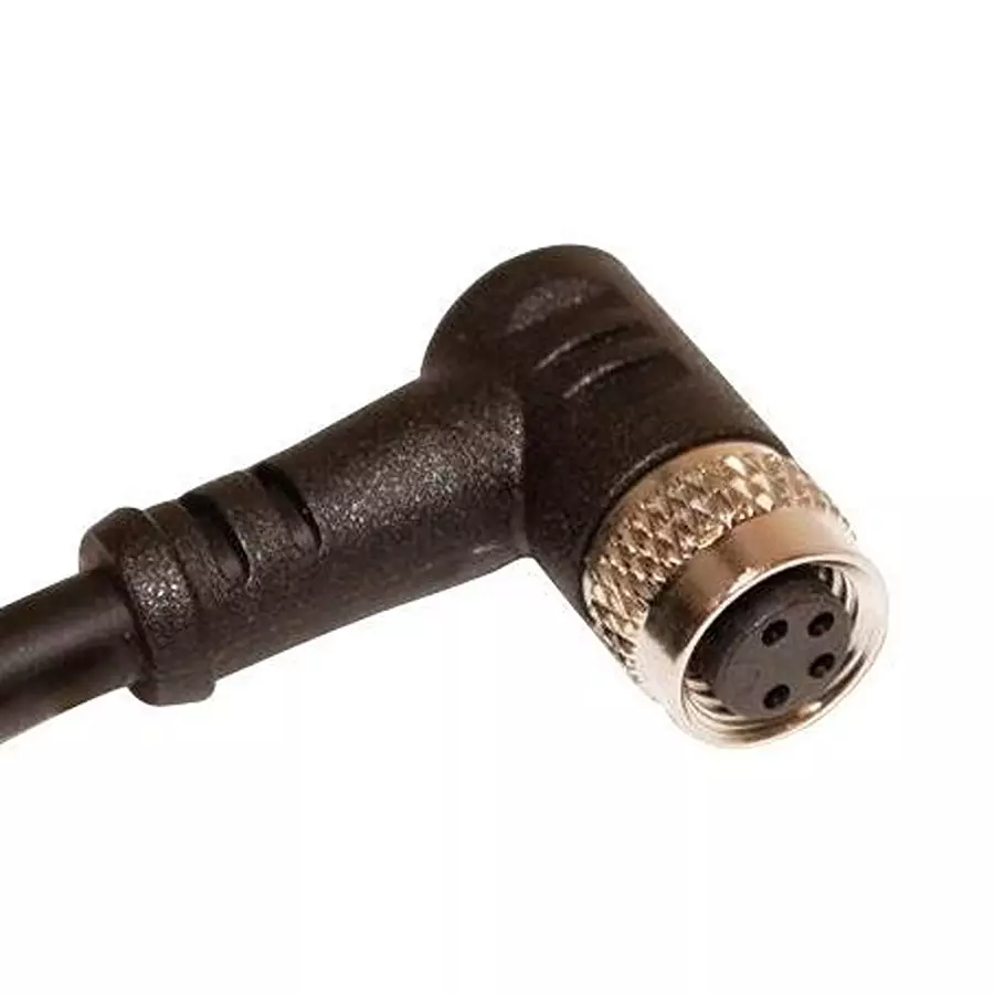 MUELLER ELECTRIC Cable Assembly, 4P R/A M8 RCPT-FREE END, 6.6, C84D02M002