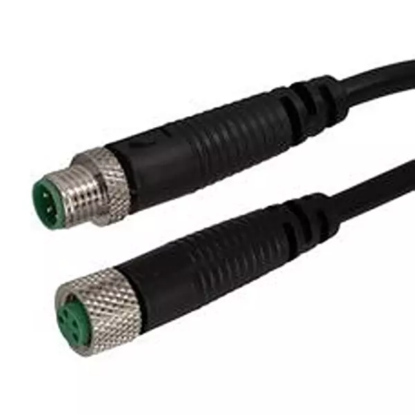 STEWART CONNECTOR Cable Assembly, M8 4P RCPT-RCPT, 19.7", BC-M8FA4AMA4005M