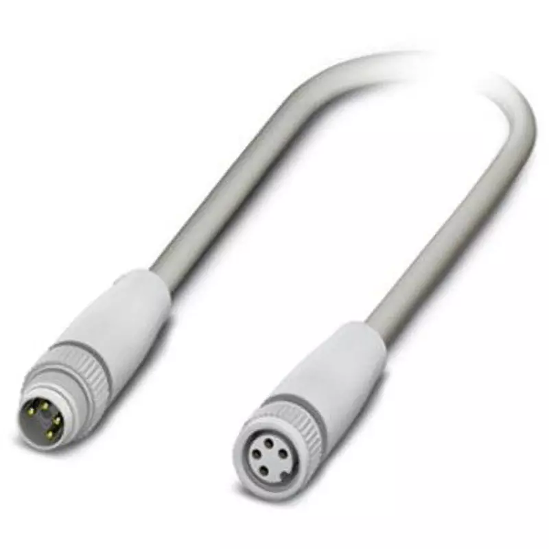 Phoenix Contact Cables & Connector 4 Pole M84 pin-M84 pin Connector, 1406861