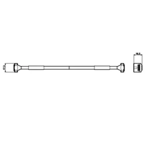 siemens-50-cm-flat-connection-cable-accessory-black-white-color-for-door-mounting-of-hmi-display-module-3uf7932-0ba00-0