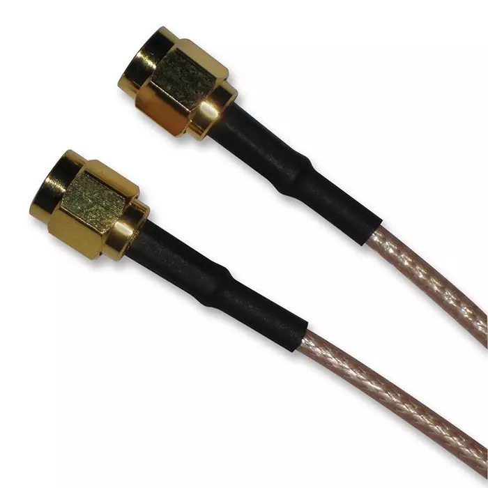 AMPHENOL RF RF Coaxial Cable Assemblies COAXIAL CABLE, RG316/U, SMA PLUG, 0.25M, 135101-01-M0.25