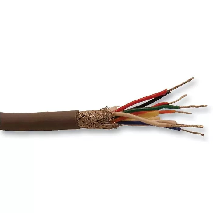 ALPHA WIRE Multicore Cable CABLE, SHIELDED, 28AWG, 8CORE, PER M, 3308