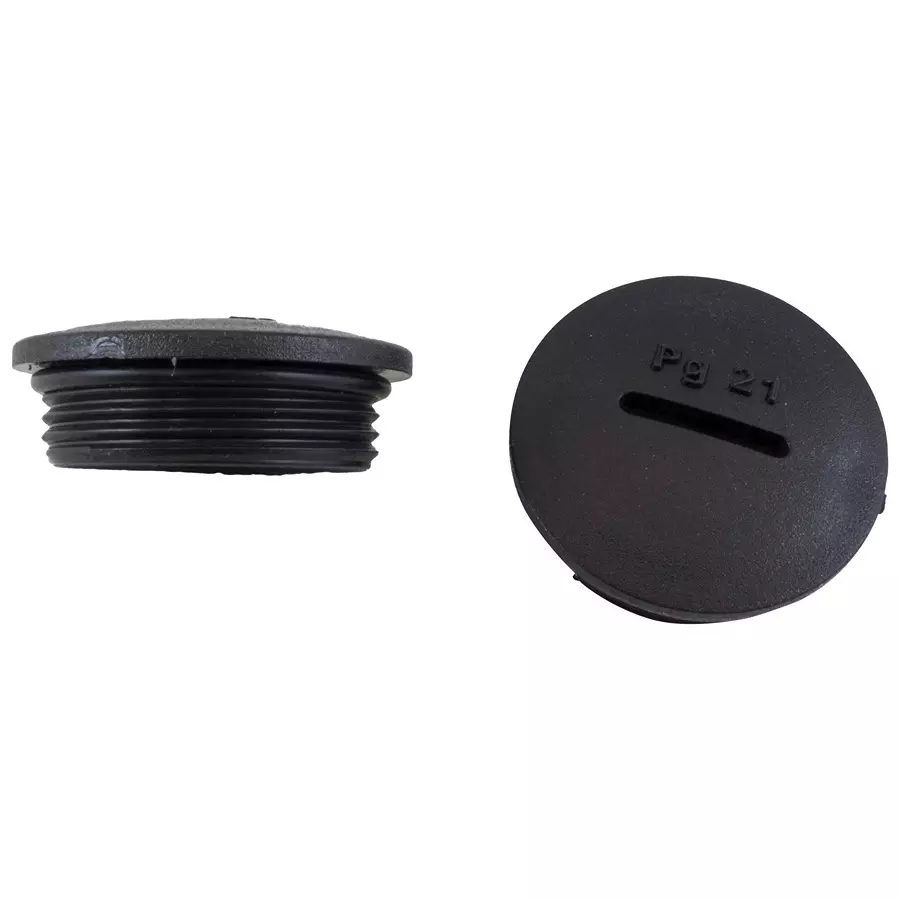 ALPHA WIRE Cable Blanking Plugs HOLE PLUG, M12X1.5, PA 6, 15MM, BLK,PK10, HPM12 BK080 (Pack of 10)
