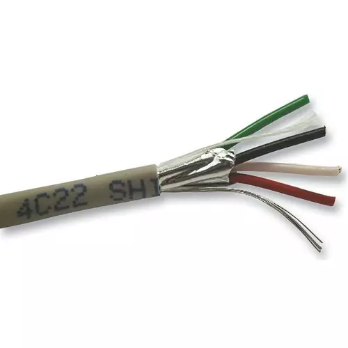 BELDEN CABLE, SEC, SHLD, GREY, 3.9MM, 100M, 4502FE.00100