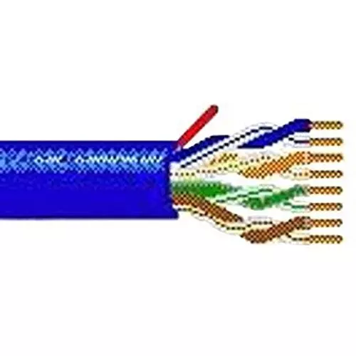 BELDEN UNSHIELDED MULTIPAIR CABLE 4PR 1000FT 300V BLUE, 1585A D151000