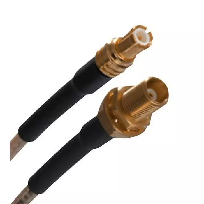 JOHNSON RF COAX, MCX PLUG-BULKHEAD JACK, 500MM, 415-0016-MM500.