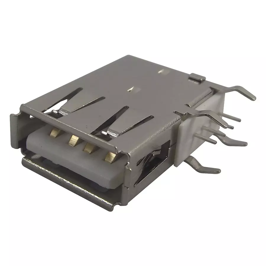 AMPHENOL COMMUNICATIONS SOLUTIONS USB, 2.0 TYPE A, RECEPTACLE, TH, GSB19110KEU (Pack of 10)