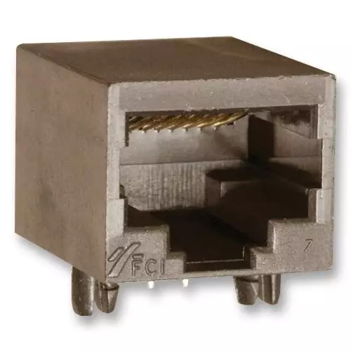 AMPHENOL COMMUNICATIONS SOLUTIONS CAT3 RJ45 MODULAR JACK, 8POS, 1 PORT, 54602-908LF (Pack of 10)