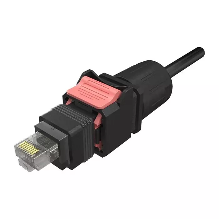 AMPHENOL COMMUNICATIONS SOLUTIONS ENET CORD, RJ45 PLUG-FREE END, 1M, NDHR5A4AA0A.