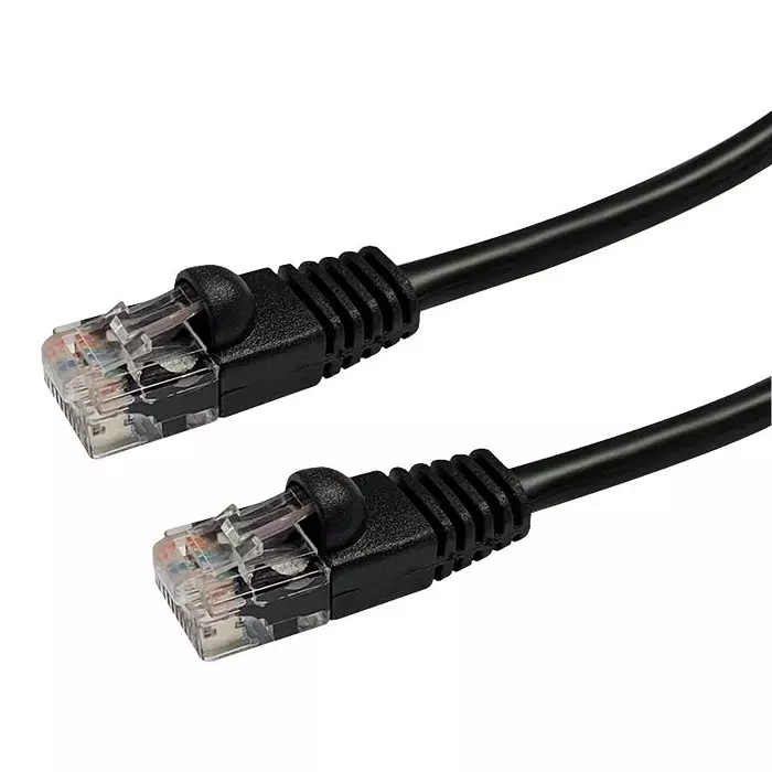 VIDEK PATCH LEAD, CAT5E, BLACK, 3M, 2965-3BK