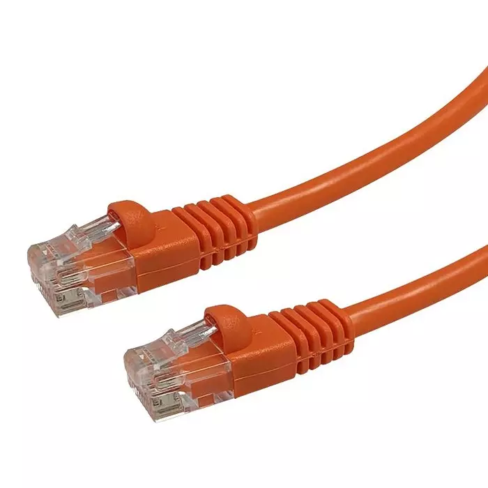 VIDEK PATCH LEAD, CAT5E, ORANGE, 1M, 2965-1RG