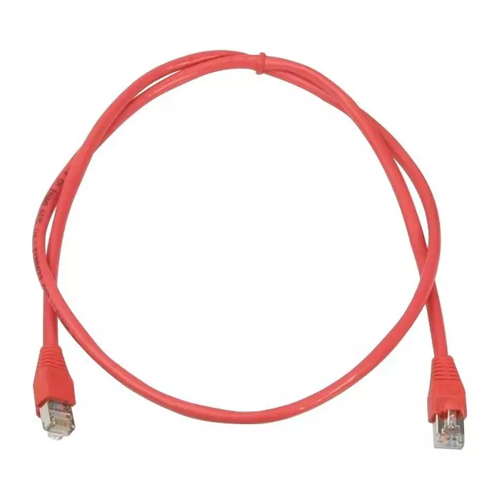 VIDEK PATCH LEAD, CAT6, RED, 5M, 2996-5R