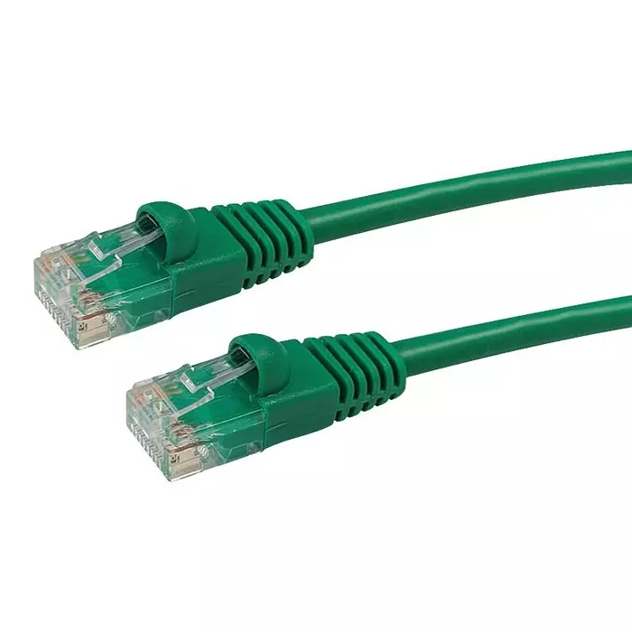 VIDEK PATCH LEAD, CAT5E, GREEN, 0.5M, 2965-0.5G