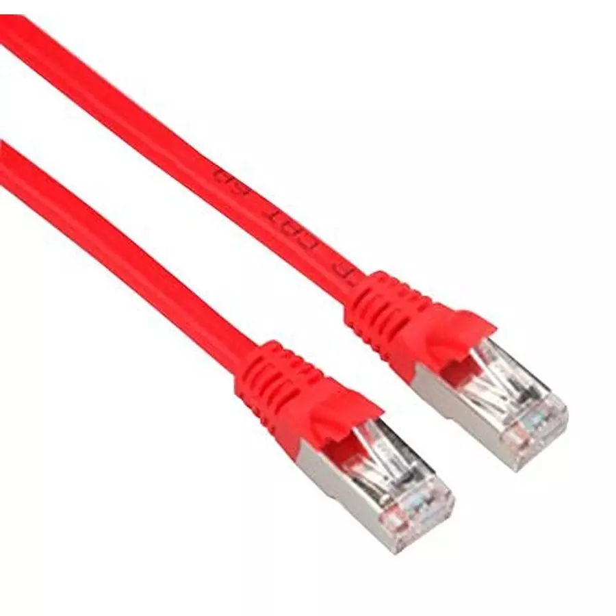 AMPHENOL CABLES ON DEMAND PATCH CABLE, RJ45 PLUG, 5 , RED, MP-6ARJ45SNNR-005