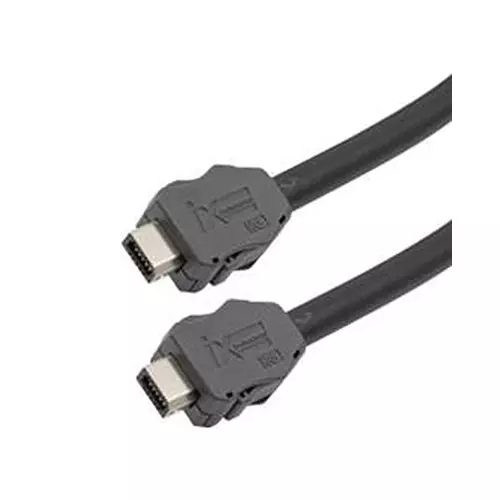 L-COM ENET CORD, CAT6A, IX A PLUG-PLUG, 24.6 , TRGIX601LZ-BLK-7.5M