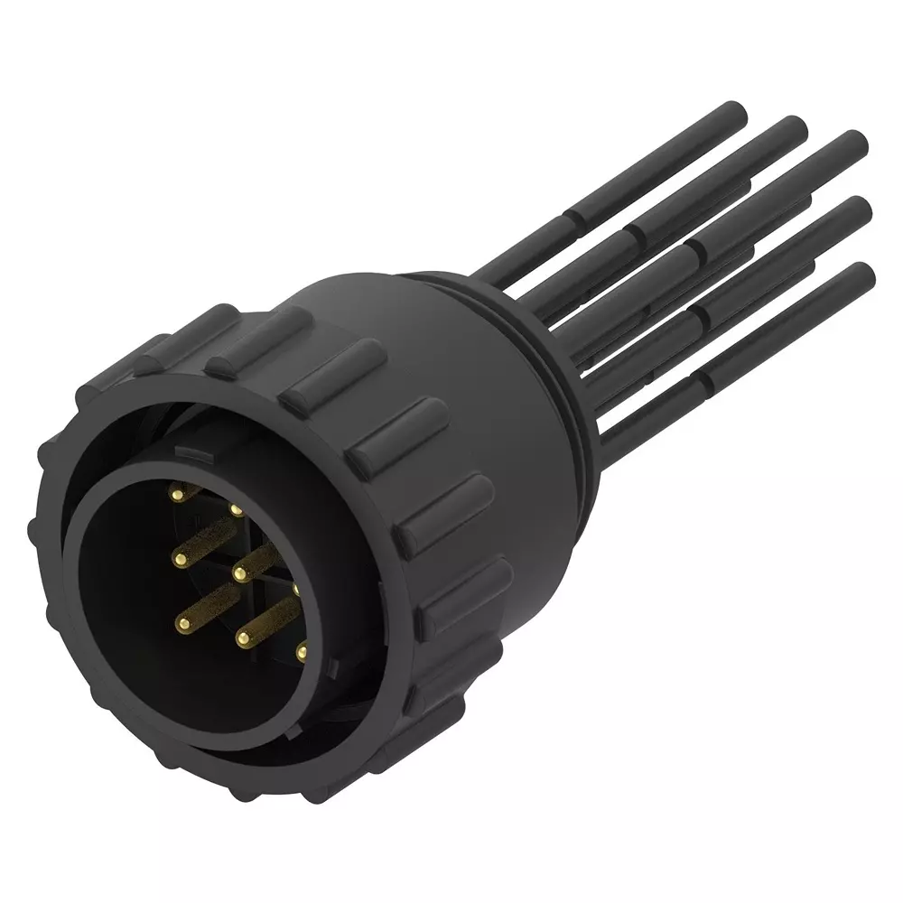 TE CONNECTIVITY Cir Cable, Plug-Free End, Rev, 9P, 0.5M, 2387122-1