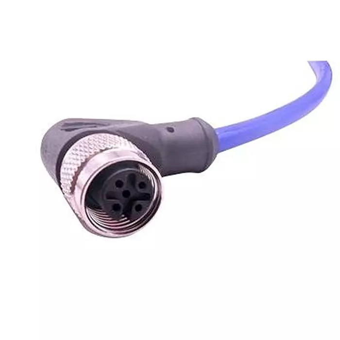 MUELLER ELECTRIC Cable Assembly, 3P R/A M12 RCPT-FREE END/32.8, C3D80M010