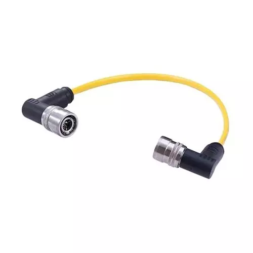 HARTING Cable Assembly, 8P R/A M12 PLUG-PLUG, 16.4, 21406262886050
