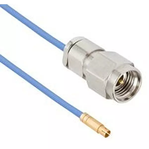 AMPHENOL SV MICROWAVE Cable Assembly, COAX SKT-2.92MM RP PLUG, 12", 7083-0006