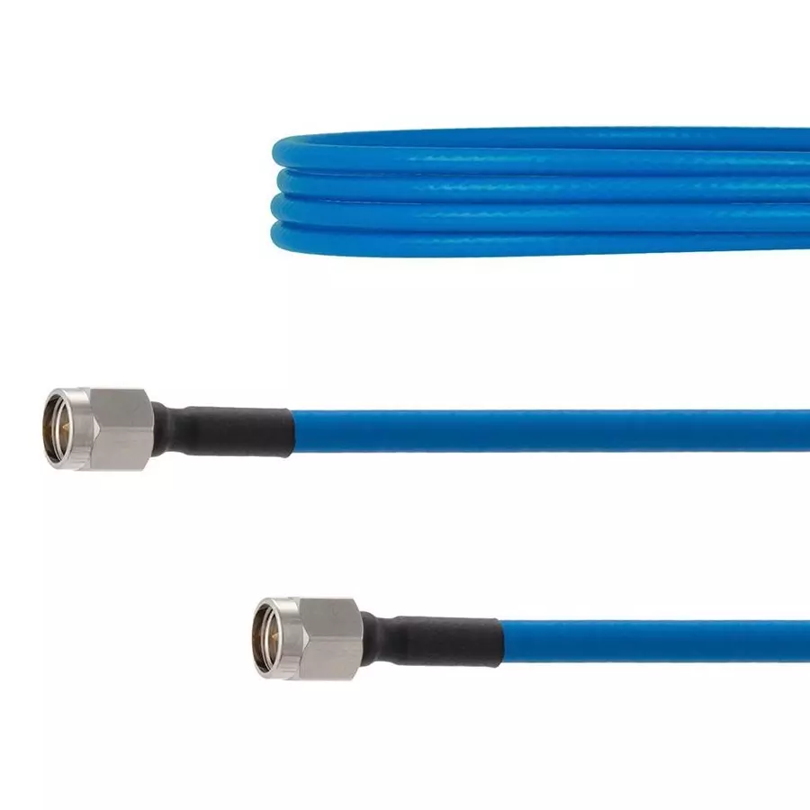 FAIRVIEW MICROWAVE Cable Assembly, SMA PLUG-PLUG, 12", FMCA2155-12