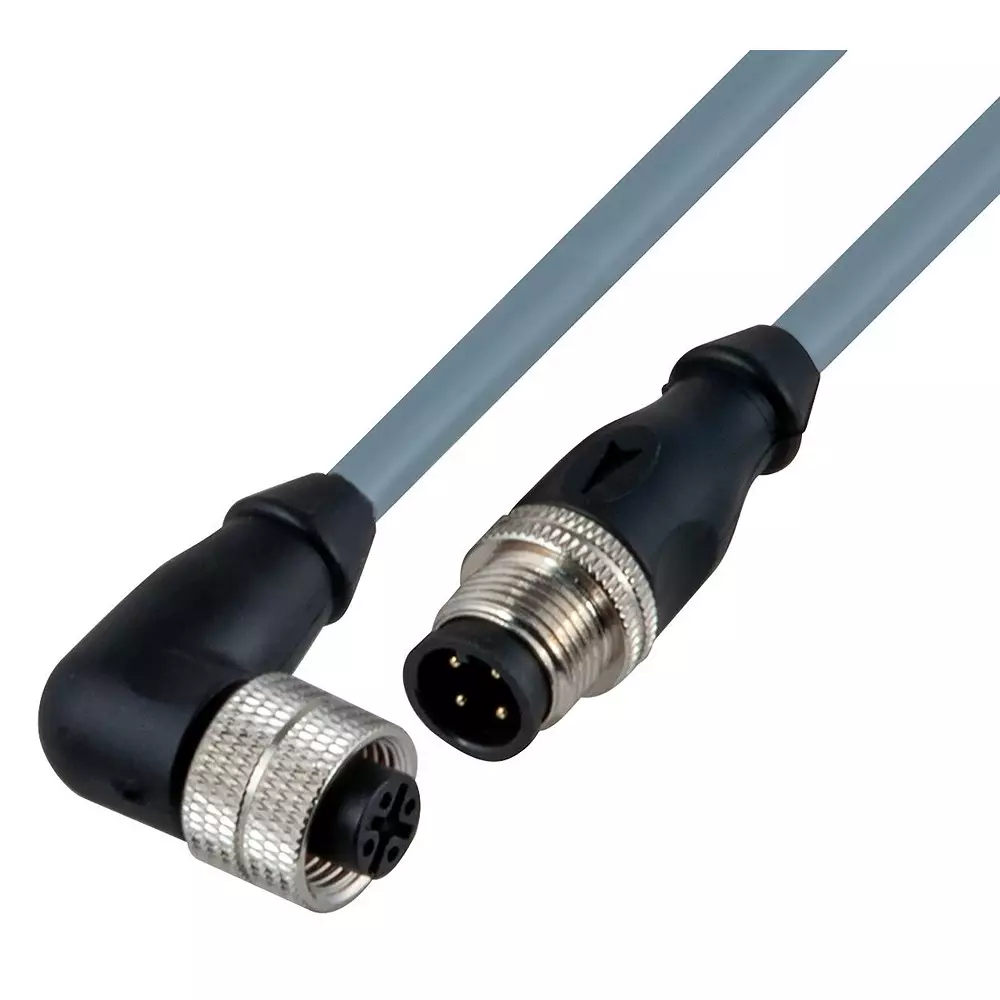 CARLO GAVAZZI Cable Assembly, 4Pos, R/A Rcpt-Plug, 16.4, CON14NFA1MS5.