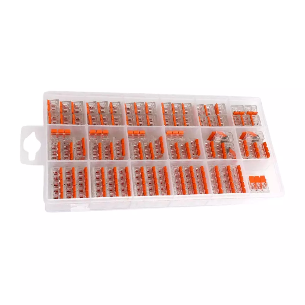 Serplex 60 Pcs Cable Connector Kit with 2, 3, 5  Slot Configuration Assortment for AWG 24-12