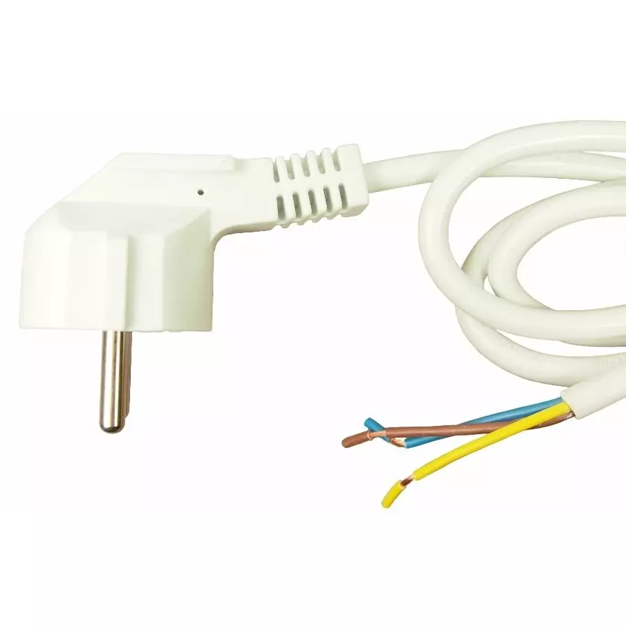 RS PRO Power Cord 16 Amp 250 V White Sheath 2 m, 2796312