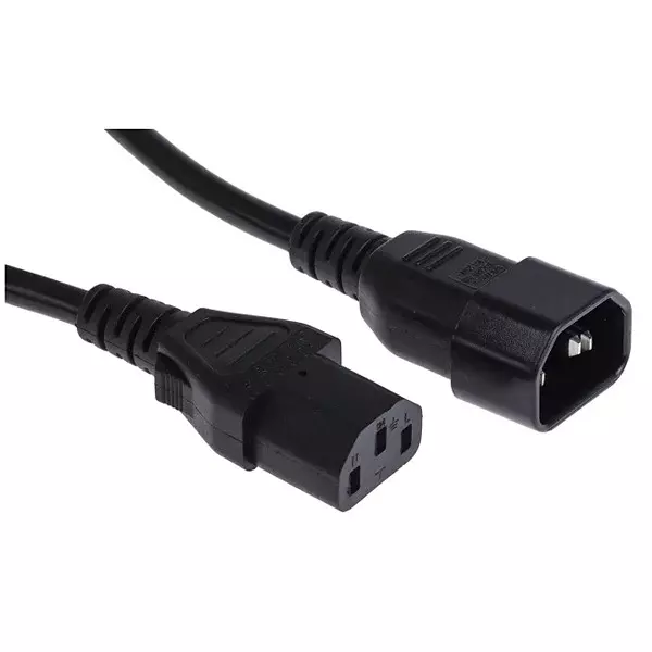 RS PRO Power Cord 10 Amp 250 V Black Sheath 2 m, 2848181