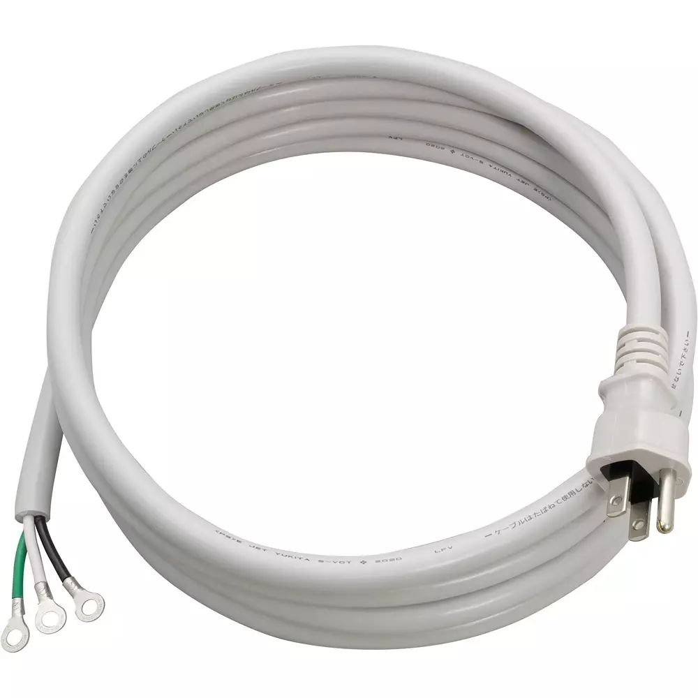 Meikosha Power Cord 125 V Rated Voltage 15 Amp Current, ME9055TJD3