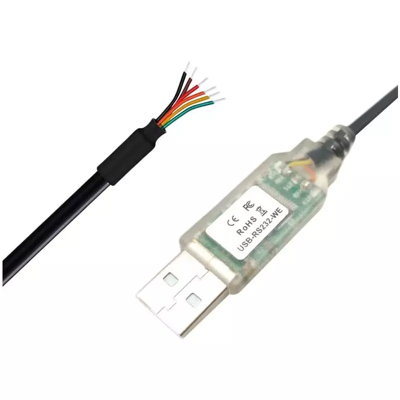 MULTICOMP PRO Cable Assy USB Type A to Free End Converter RS232 Conversion FT232R Chip, MP015232